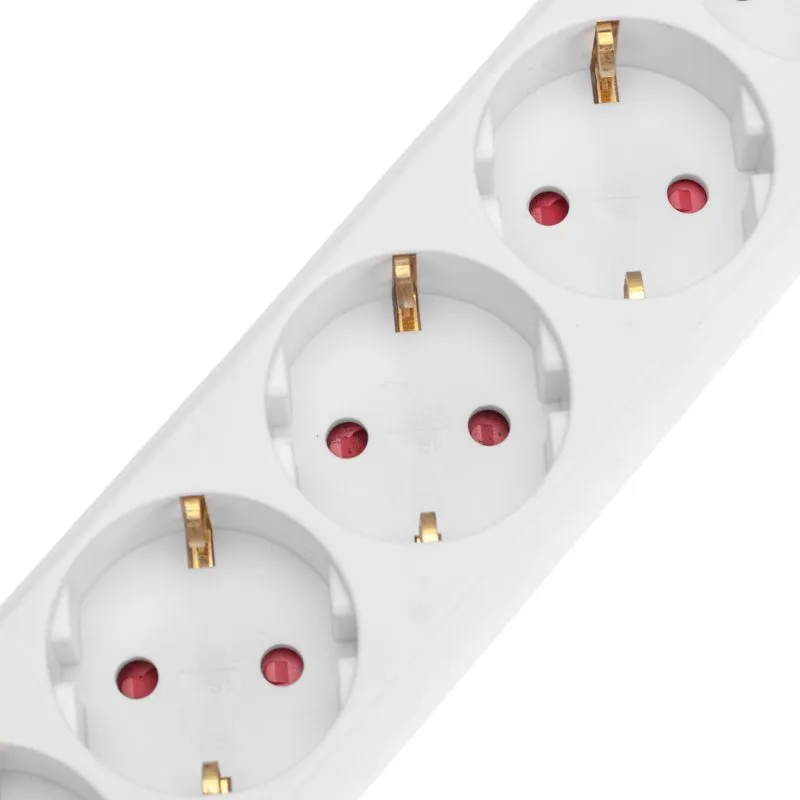 Удлинитель STANDARD 5 гнезд, 5м, 3х1,0мм², с/з, белый REXANT - Фото 3