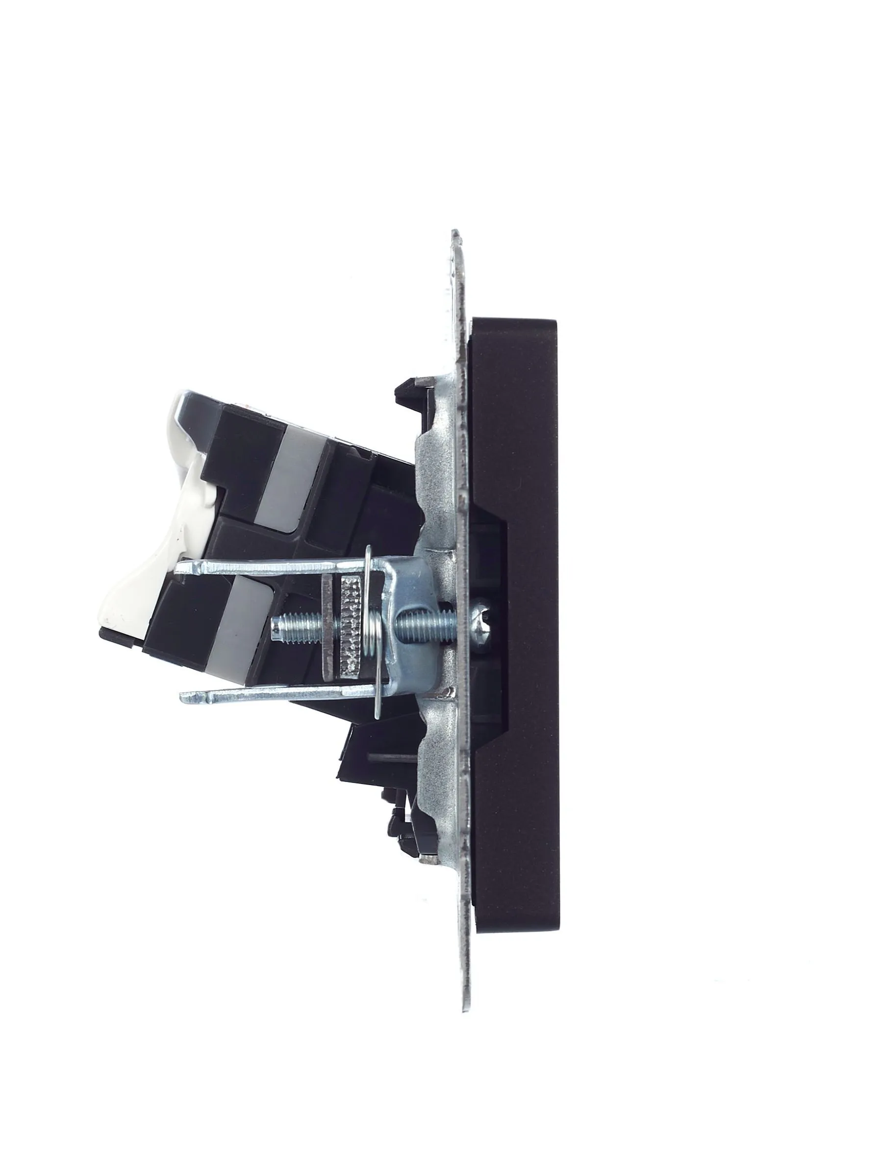 BRITE Розетка компьютерная RJ45 кат.5E РК10-БрЧ черный IEK - Фото 2