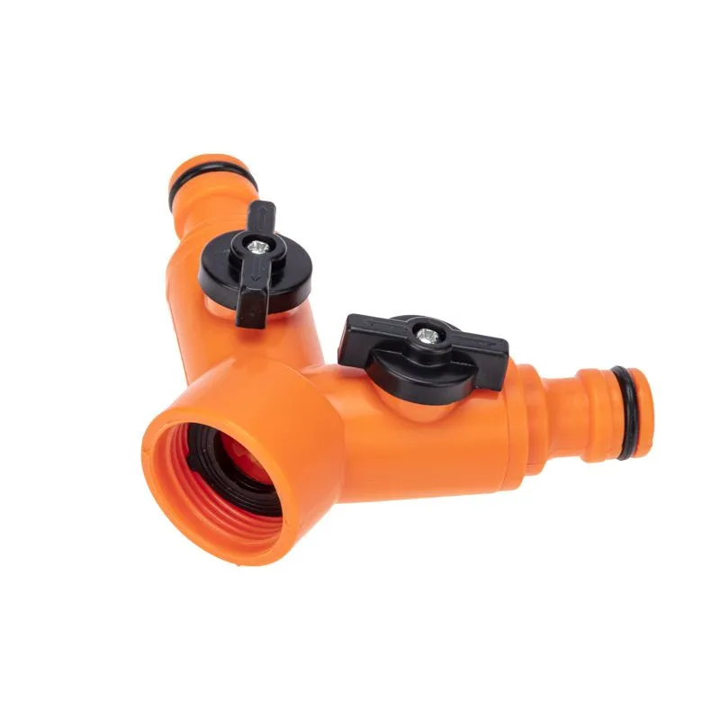 Разветвитель 2-х канальный на кран 1/2"-3/4" ЧЕТЫРЕ СЕЗОНА - Фото 5