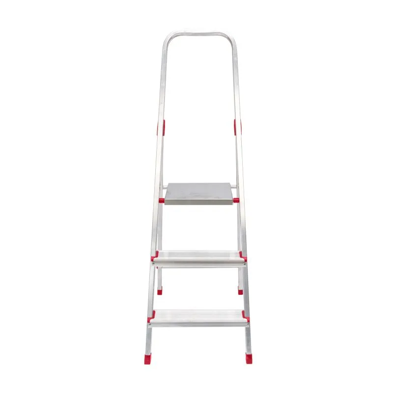 Стремянка алюминиевая 3 ступеньки REXANT - Фото 2