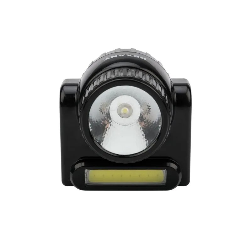 Фонарь налобный, двухрежимный, поворотный, с евровилкой, зарядка от сети 220В REXANT - Фото 4