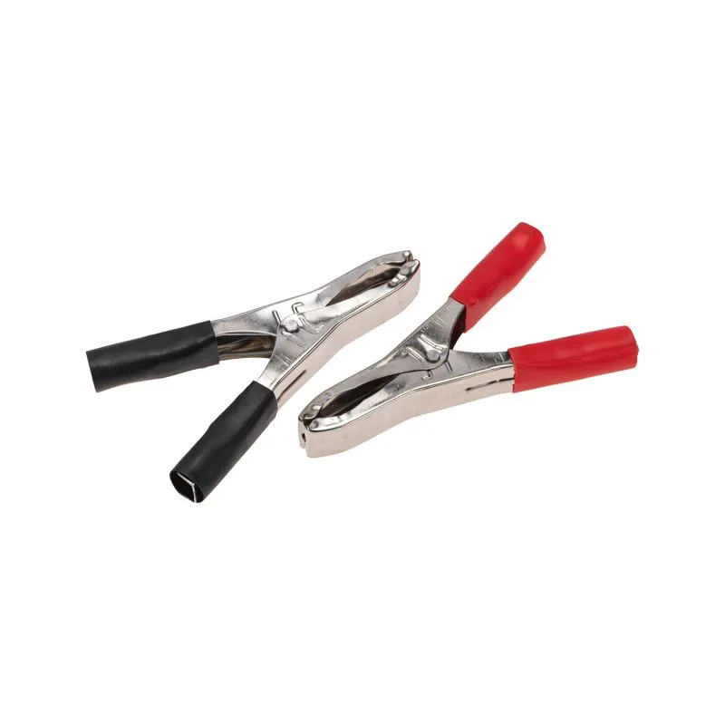 Зажим крокодил, длина 98мм, ток 50A, 2 шт., пакет БОПП REXANT