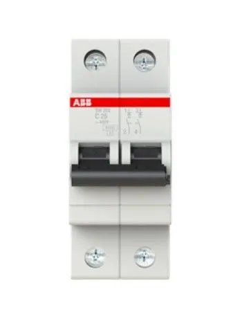 Автоматический выключатель SH202-C25, 2P, 25А, хар-ка C, 6kA 2CDS212001R0254