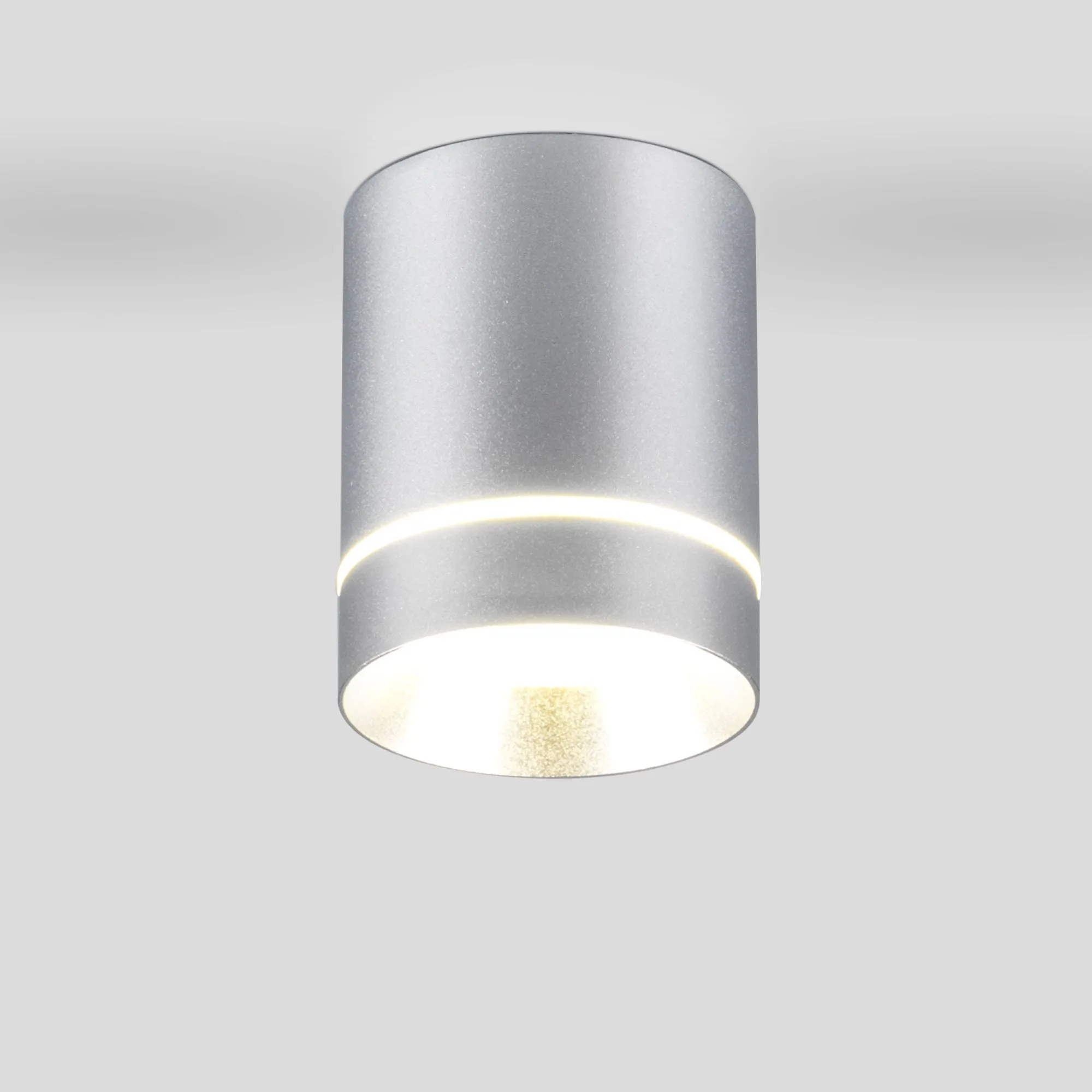 Накладной акцентный светодиодный светильник DLR021 9W 4200K / хром матовый DLR021 9W 4200K хром мато a037519