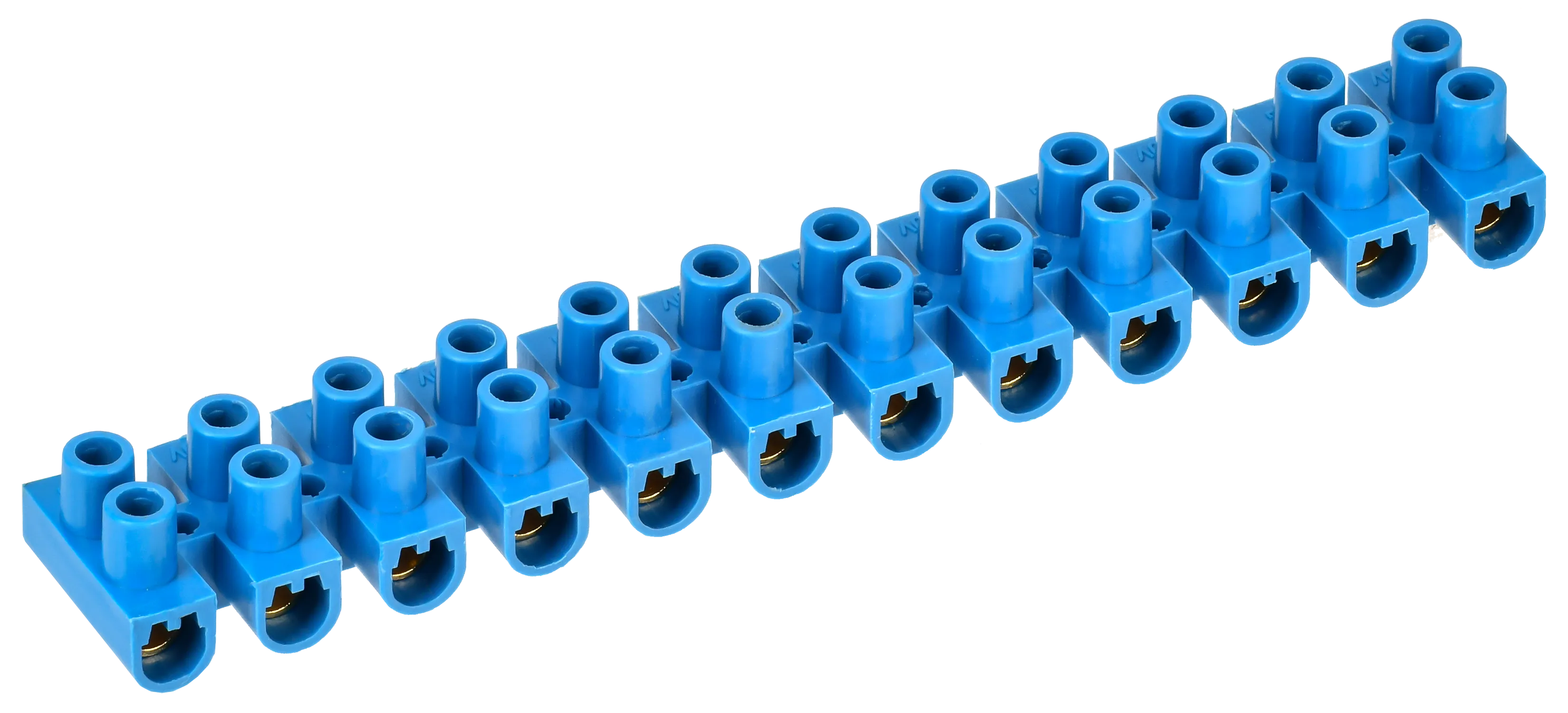 Зажим контактный винтовой ЗВИ-30 н/г 6,0-16мм2 12пар синий IEK