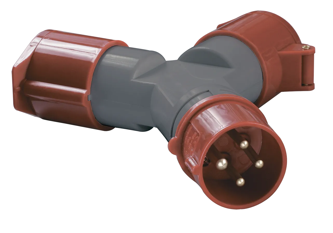 Адаптер двухлучевой ССИ-1012-214 3Р+РЕ 16А 380-415В IP44 IEK