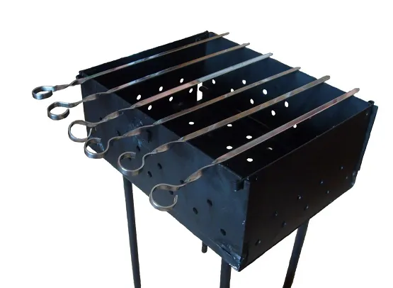 Мангал складной в комплекте с 6-ю шам. ОШ.244.000