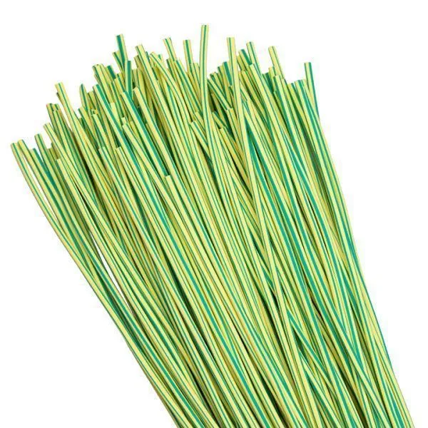 ТУТ нг 2/1 желто-зеленая в отрезках по 1м EKF