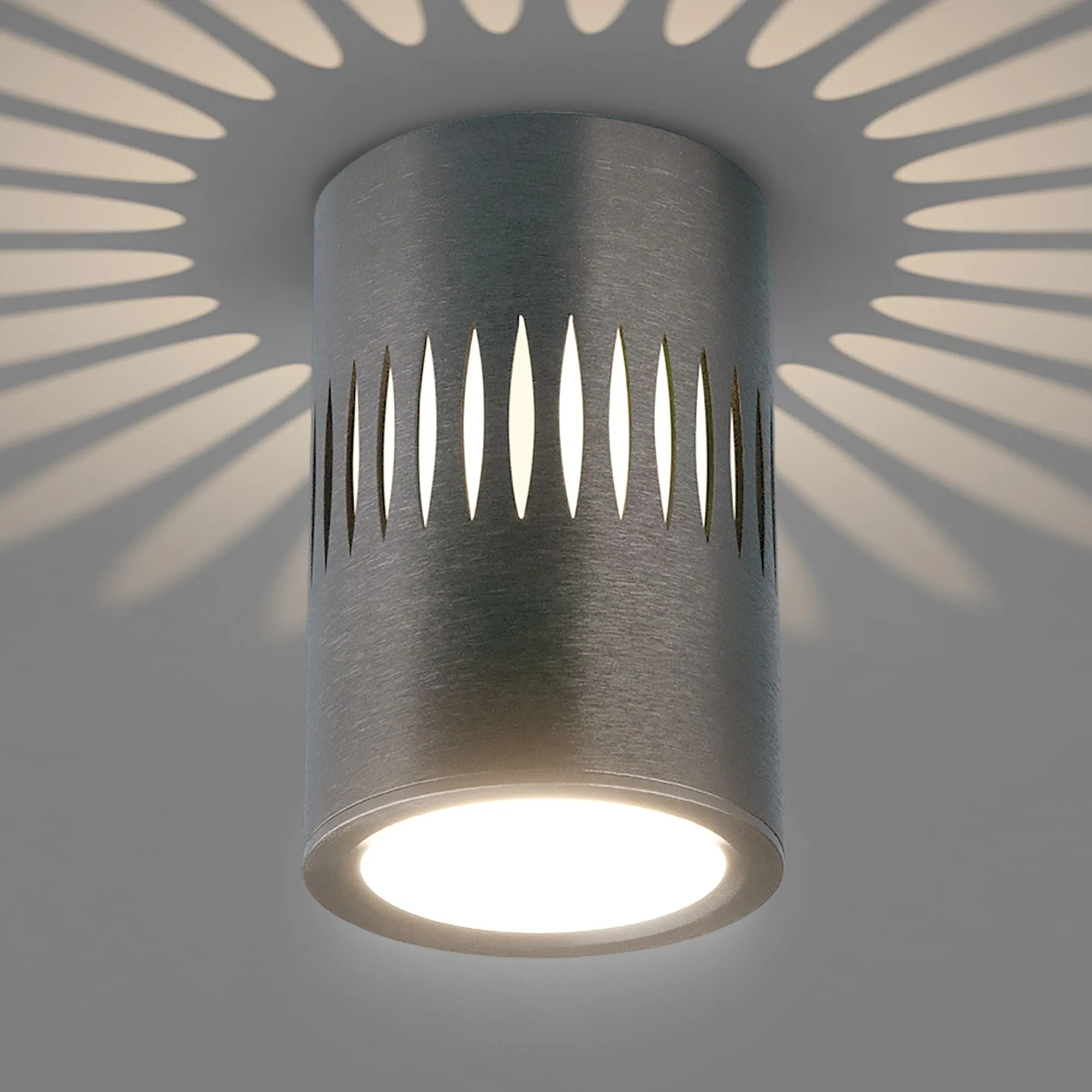 Светильник светодиодный накладной с подсветкой графит DLS026 Elektrostandard - Фото 2