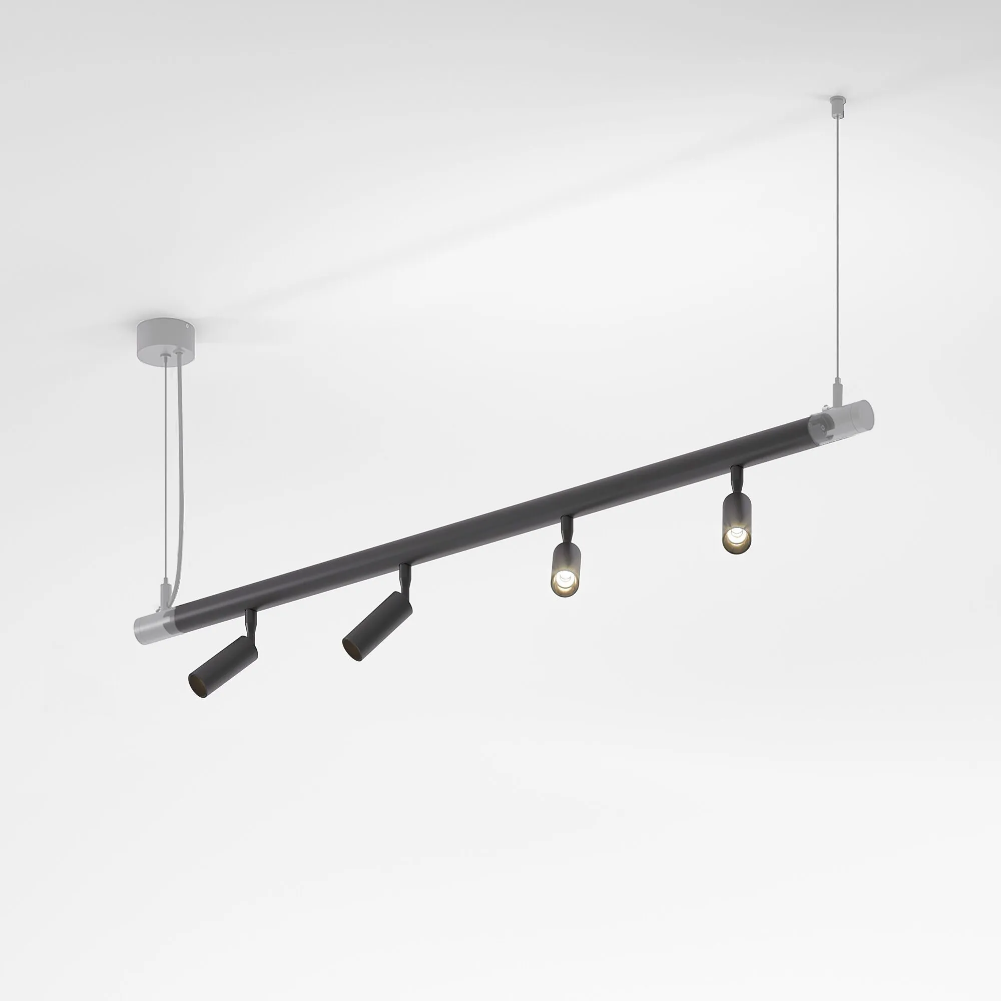 Module System Трековый светильник 18W 3000K (черный) 85177/01 