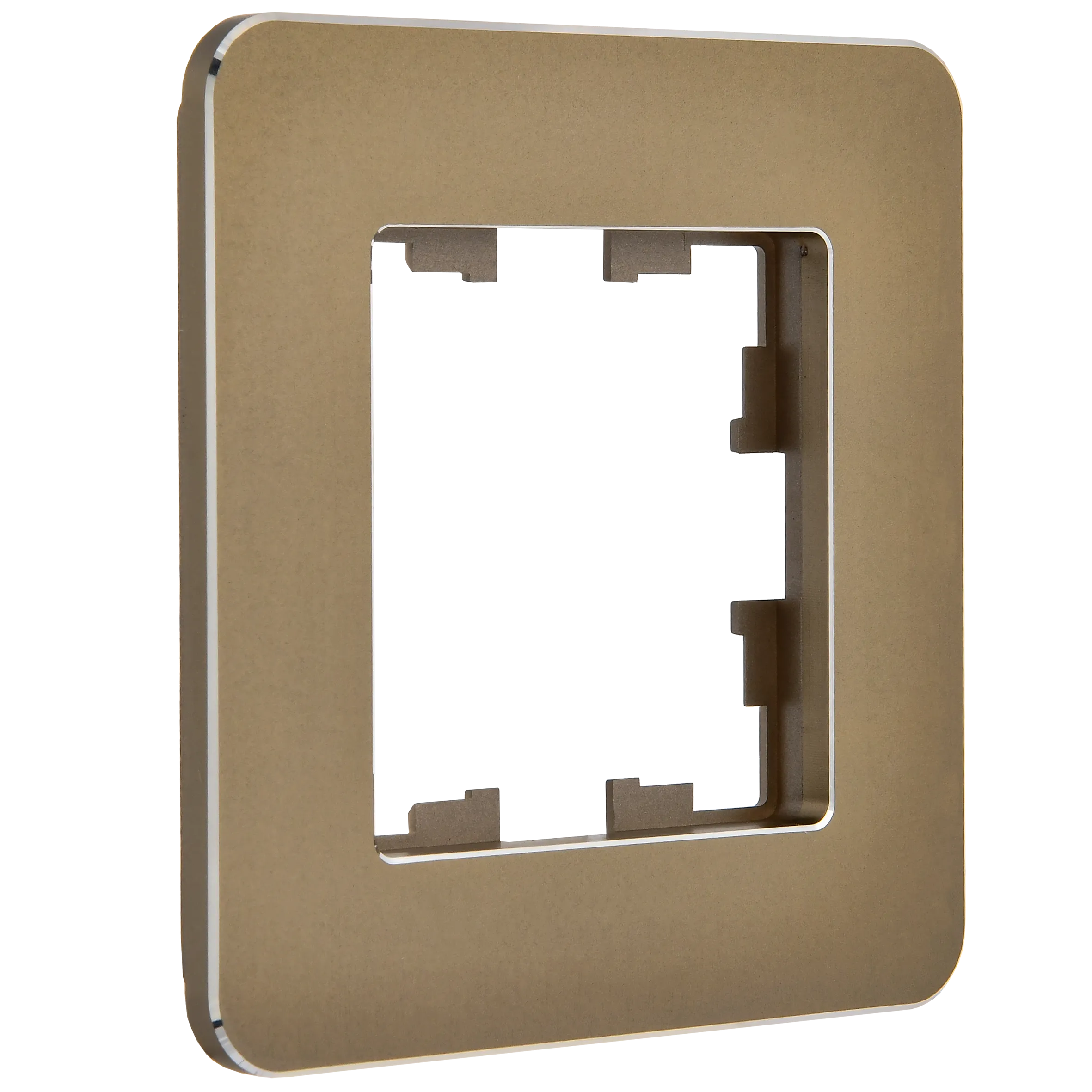 BRITE Рамка 1-местная РУ-1-1-Бр металл латунь RE IEK - Фото 4