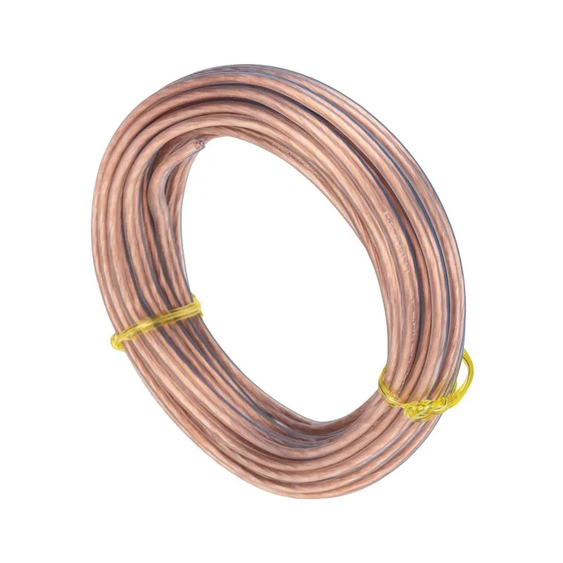 Кабель акустический 2х0,75мм², прозрачный BLUELINE, мини-бухта 5м REXANT - Фото 2