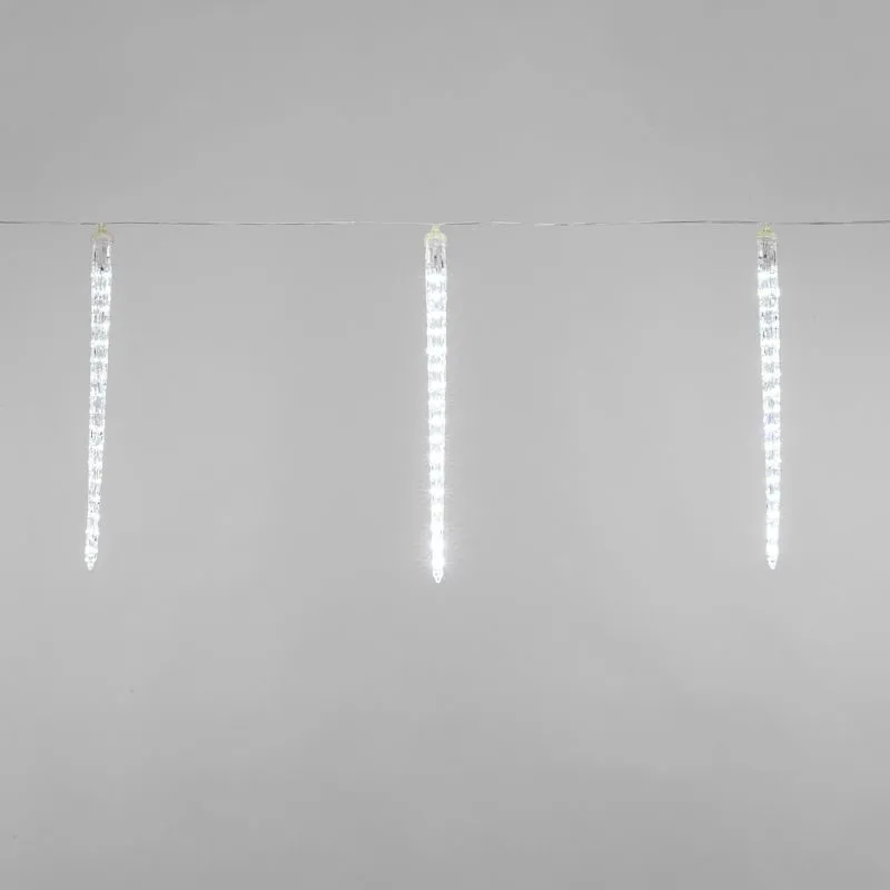 Гирлянда светодиодная Сосульки 230В, комплект 8 шт х 42 см, 36x8 LED, не соединяются 256-415