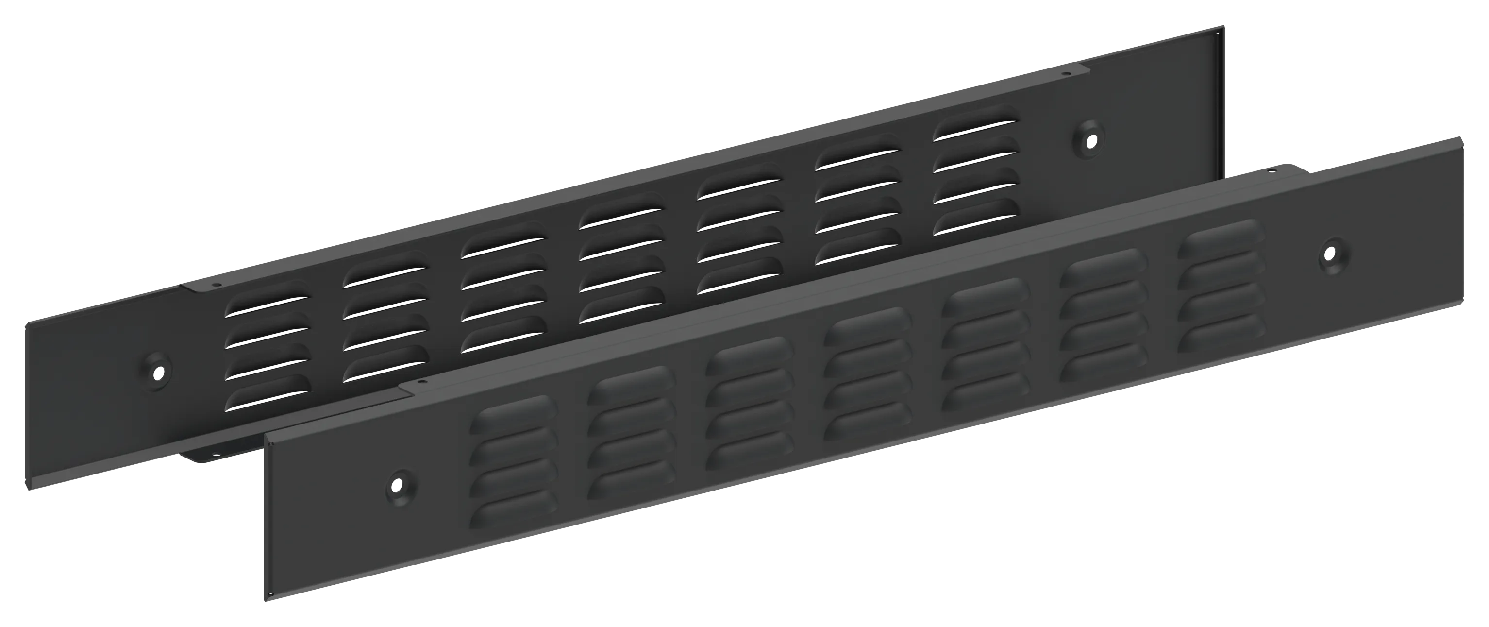 FORMAT Панель цоколя вентилируемая 100х800мм RAL7021 (2шт/компл) IEK FO-00D-PCV-010-080-7021