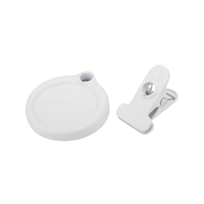 Лупа настольная 3D с подсветкой 30 SMD LED, подставка+прищепка, ø95мм, белая REXANT - Фото 5