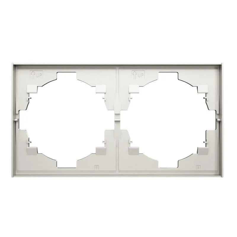 Рамка STRONG 2-постовая жемчуг KRANZ