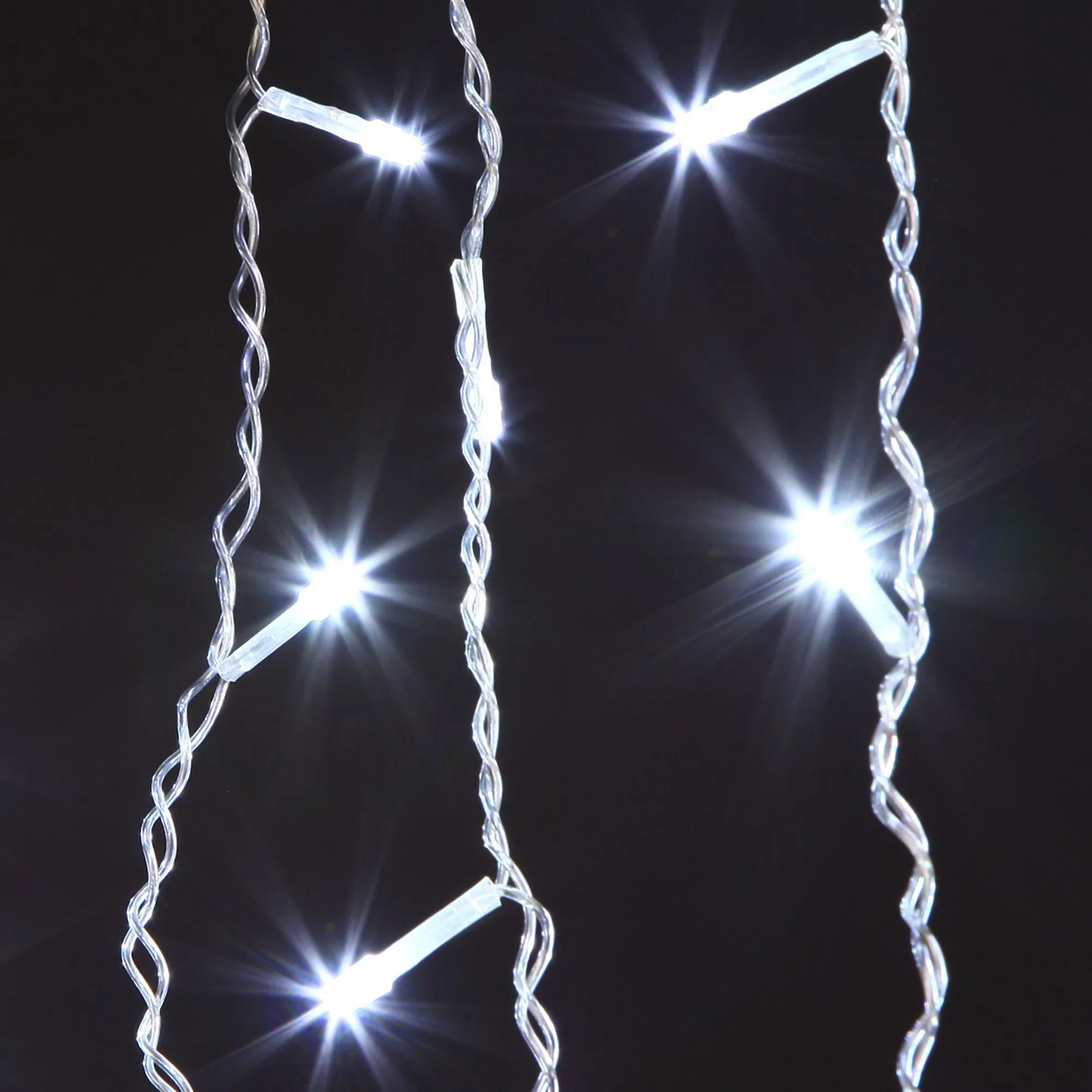 Праздничная гирлянда бахрома белый 1,8*0,5м IP20 100-001 Elektrostandard Eurosvet - Фото 3