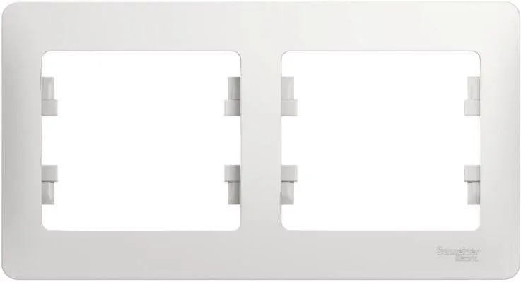 Рамка 2-м Glossa горизонт. бел. SE GSL000102