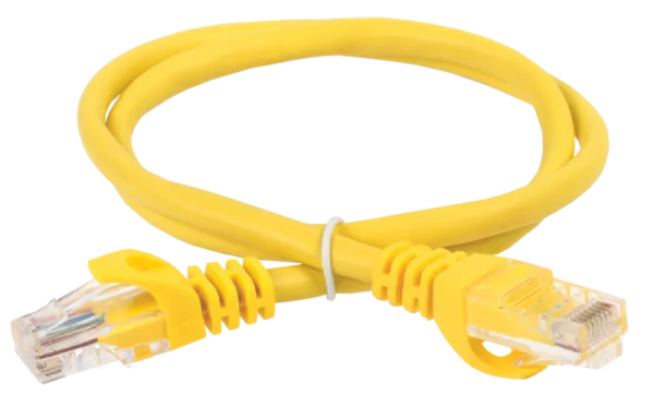 Шнур коммутационный (патч-корд) кат.5Е UTP 10м желтый GENERICA