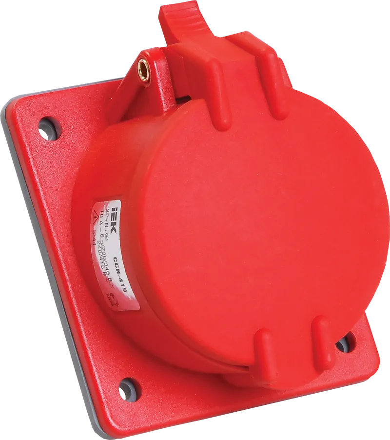 MAGNUM Розетка встраиваемая ССИ-425 32А-6ч/200/346-240/415В 3P+PE+NIP44 IEK