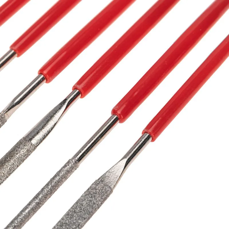 Набор надфилей алмазных 140х70х3мм, 10 шт. KRANZ - Фото 3