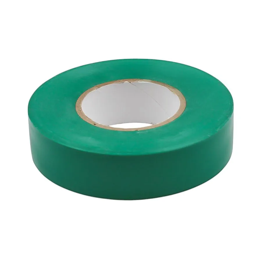 Изолента ПВХ 0,18х19мм, 20м профессиональная зеленая (5шт/уп) DEKRON - Фото 3