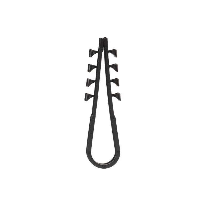 Дюбель-хомут нейлоновый 5-10 мм, черный (100 шт/уп) PROconnect - Фото 3