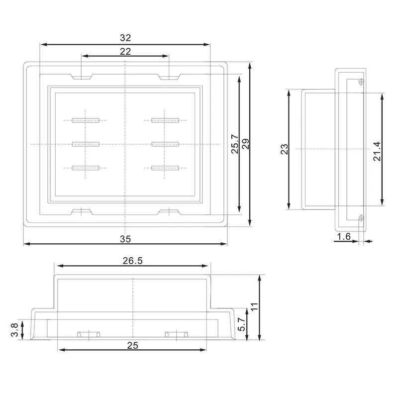 Влагозащитный колпачок для клавишных выключателей (SC-767 / SC-797) REXANT - Фото 2