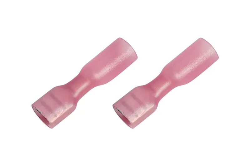 Клемма плоская полностью изолированная термоусаживаемая РПи-м-т 1.5-(6.3)/РпИм-т 1,25-7-0,8 гнездо 6.6 мм 0.5-1.5 мм² красный REXANT 08-0614