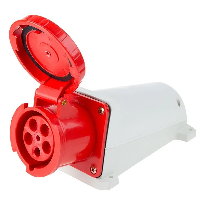 Розетка 135 стационарная 3Р+РЕ+N 63А 380В IP67 REXANT 