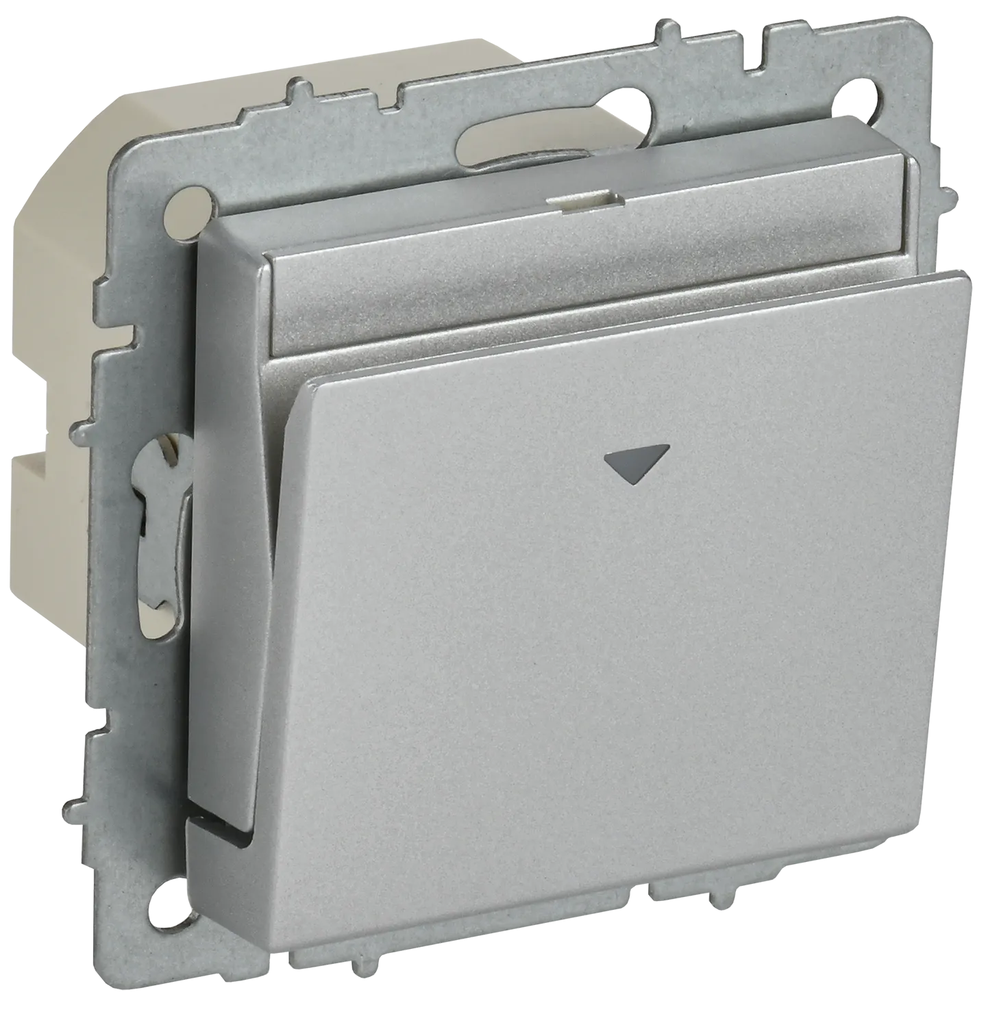 BRITE Выключатель карточный 30А ВС10-1-8-БрА алюминий IEK