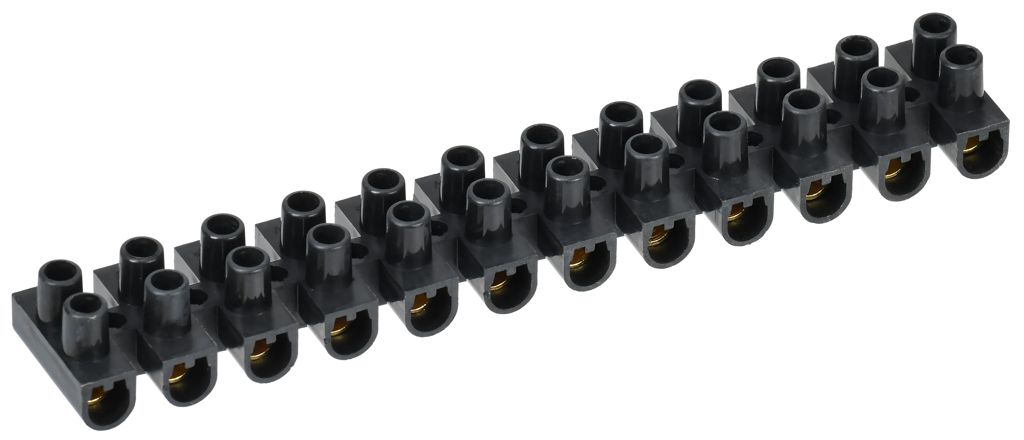 Зажим контактный винтовой ЗВИ-10 н/г 2,5-6мм2 12пар черный IEK