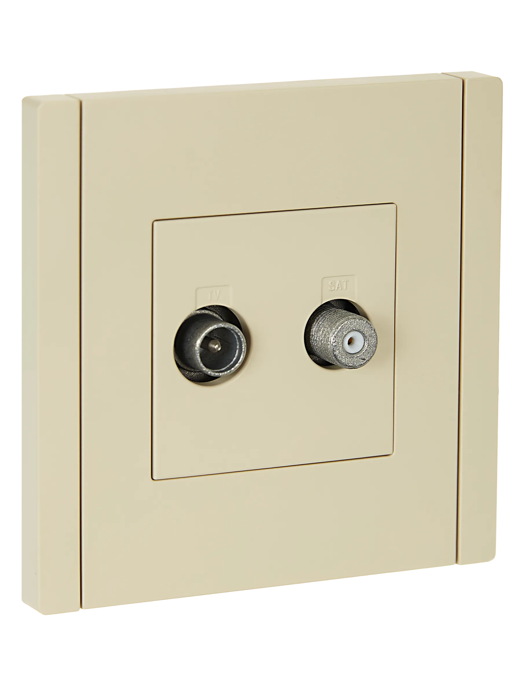 FORTE&PIANO Розетка двойная TV+SAT FP438 ваниль IEK FP-AF20-O-K10