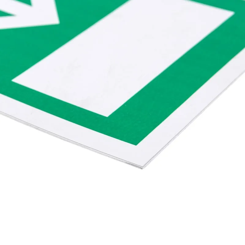 Табличка ПВХ эвакуационный знак «Направление к эвакуационному выходу направо» 150х300 мм REXANT - Фото 2