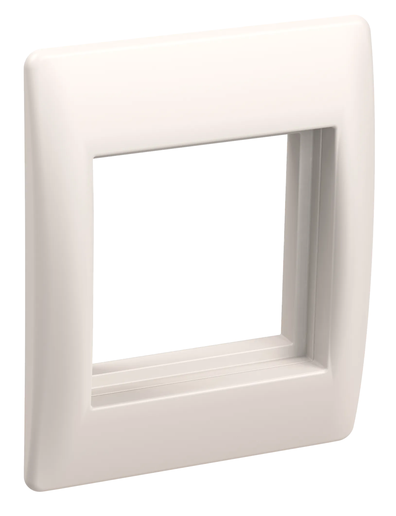 PRIMER Рамка и суппорт универсальные на 2 модуля белые IEK