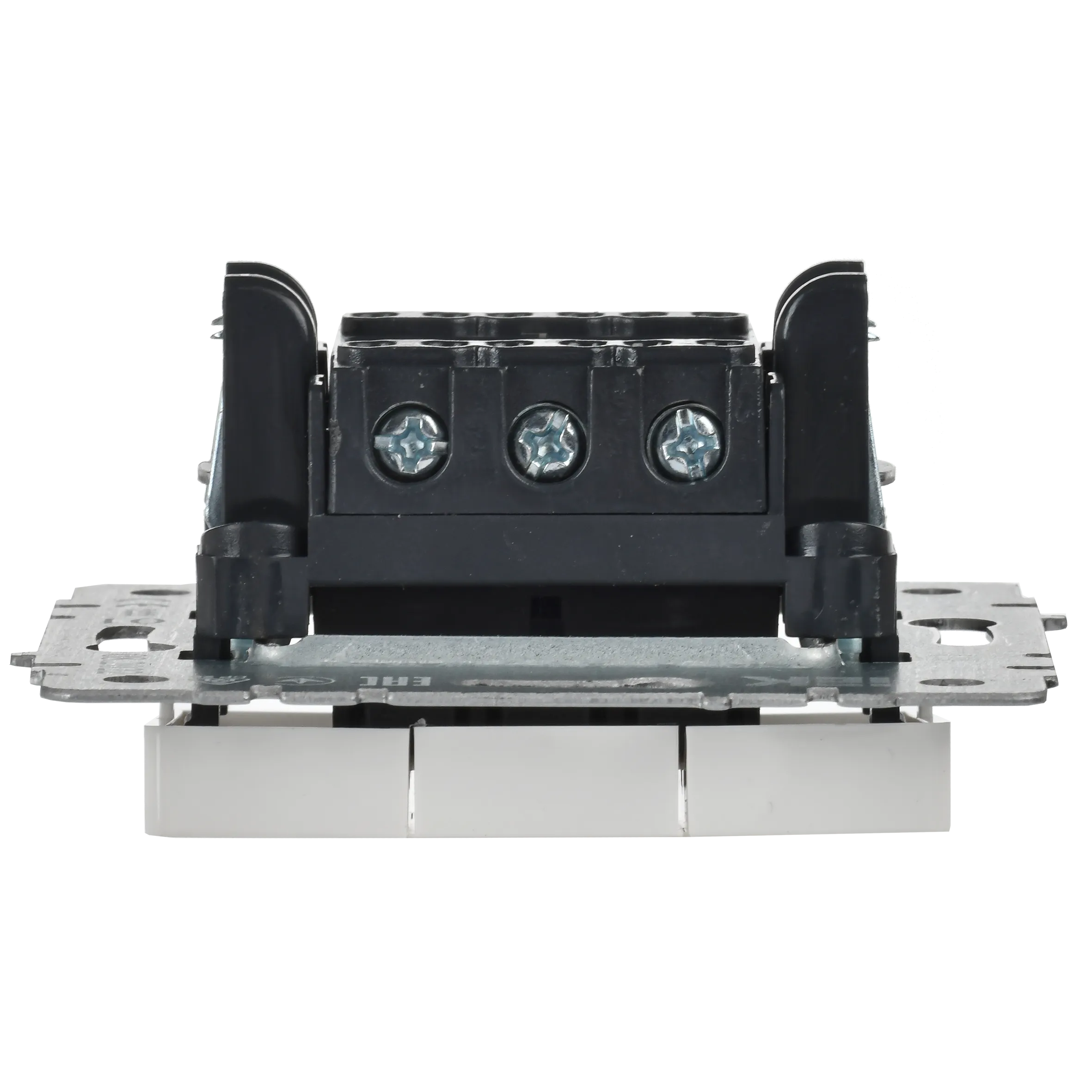 BRITE Выключатель 3-клавишный 10А ВС10-3-0-БрБ белый IEK - Фото 4