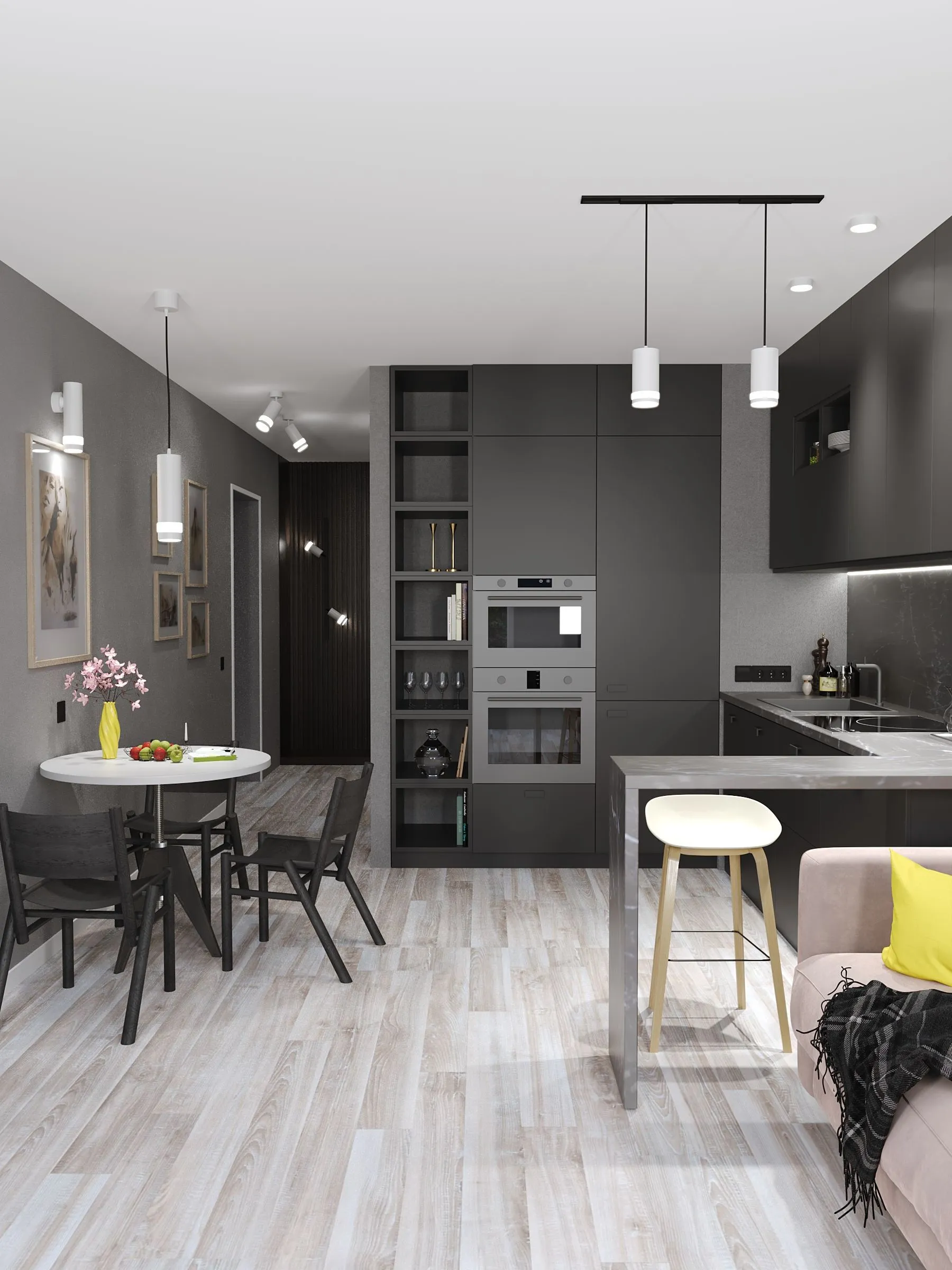 LIGHTING Светильник 4116 декоративный трековый поворотный под лампу GU10 белый IEK - Фото 5