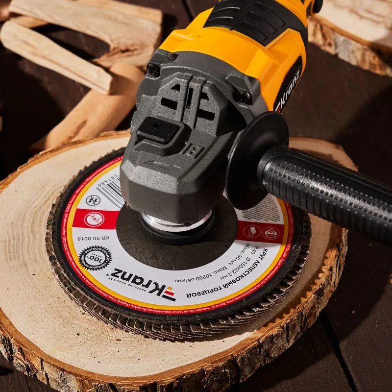 Круг лепестковый торцевой, P40, 150х22,2мм KRANZ - Фото 2