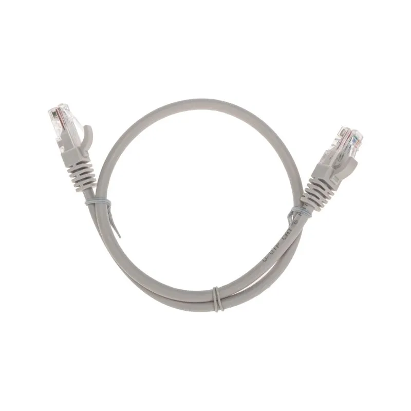 Патч-корд U/UTP, CAT 6, RJ45-RJ45, 26AWG, LSZH, серый, 0,5м REXANT