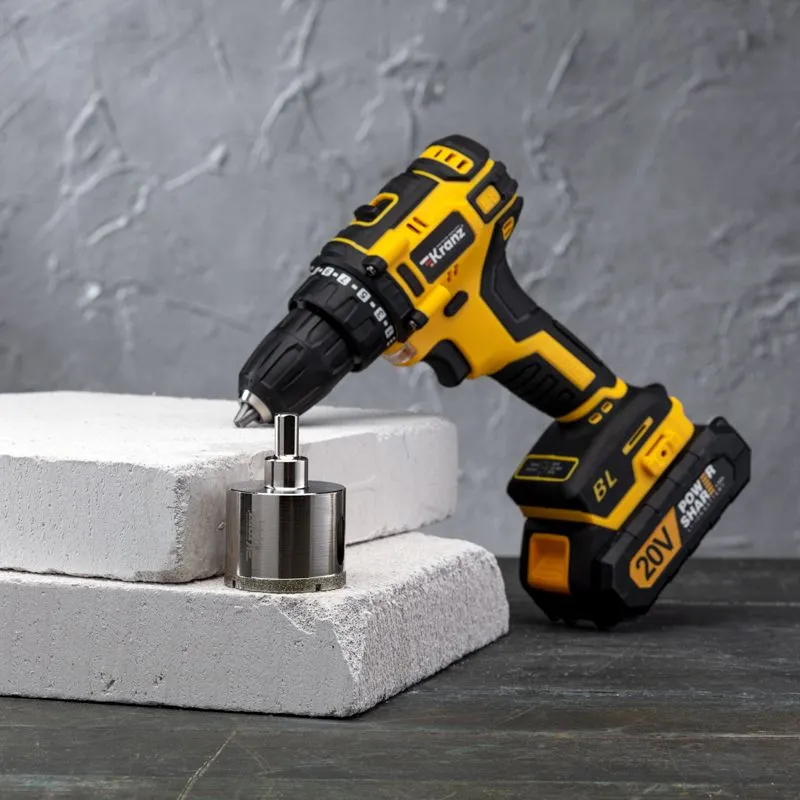 Коронка алмазная 50мм по керамограниту с центровочным сверлом KRANZ - Фото 2