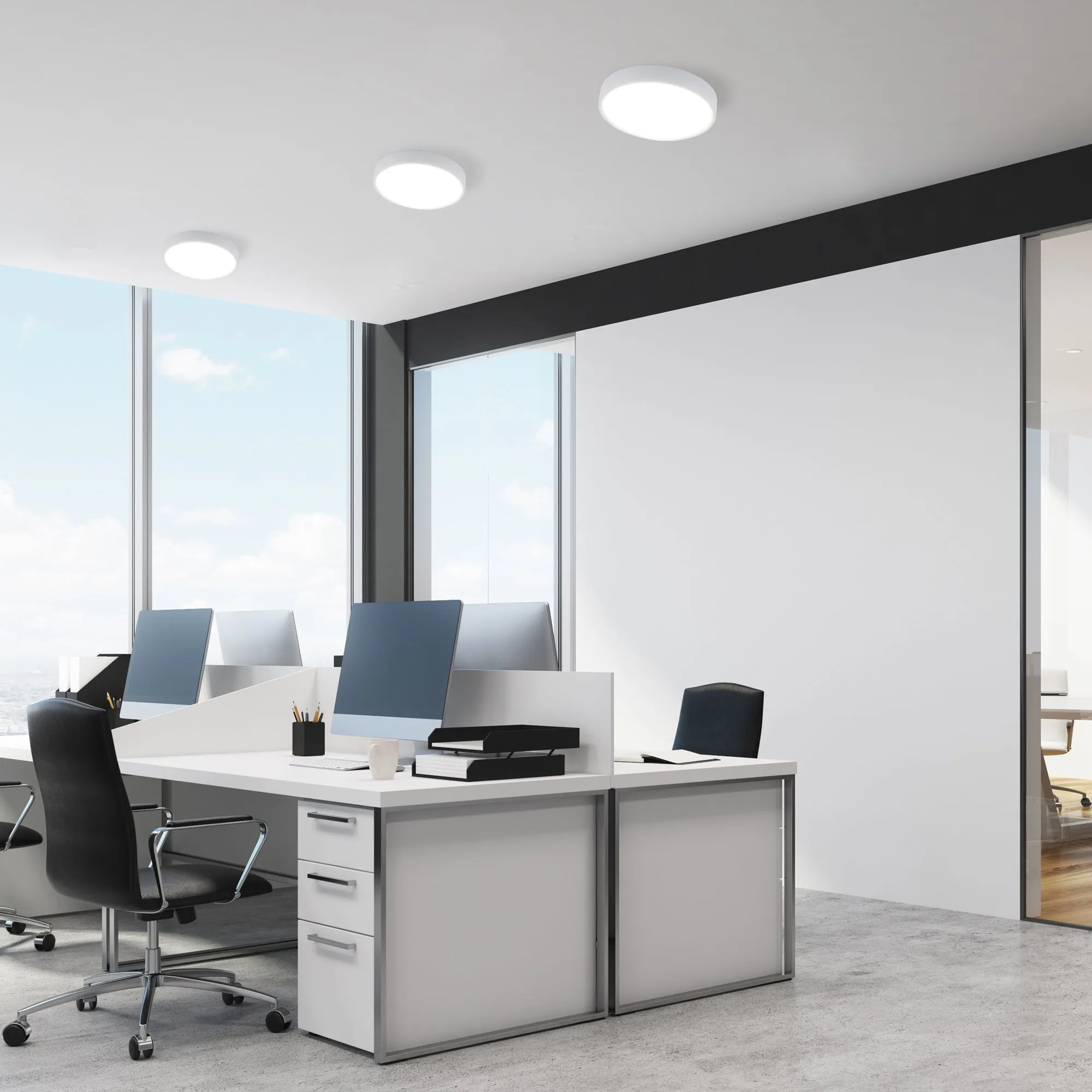 Накладной светодиодный светильник DLR034 24W 4200K Elektrostandard