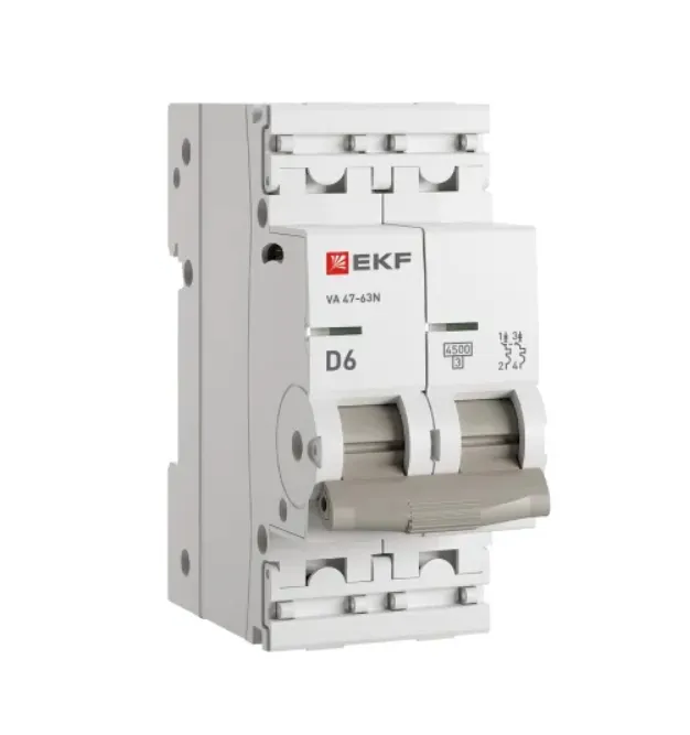 Авт. выкл. 2P 6А (D) 4,5kA ВА 47-63N EKF PROxima