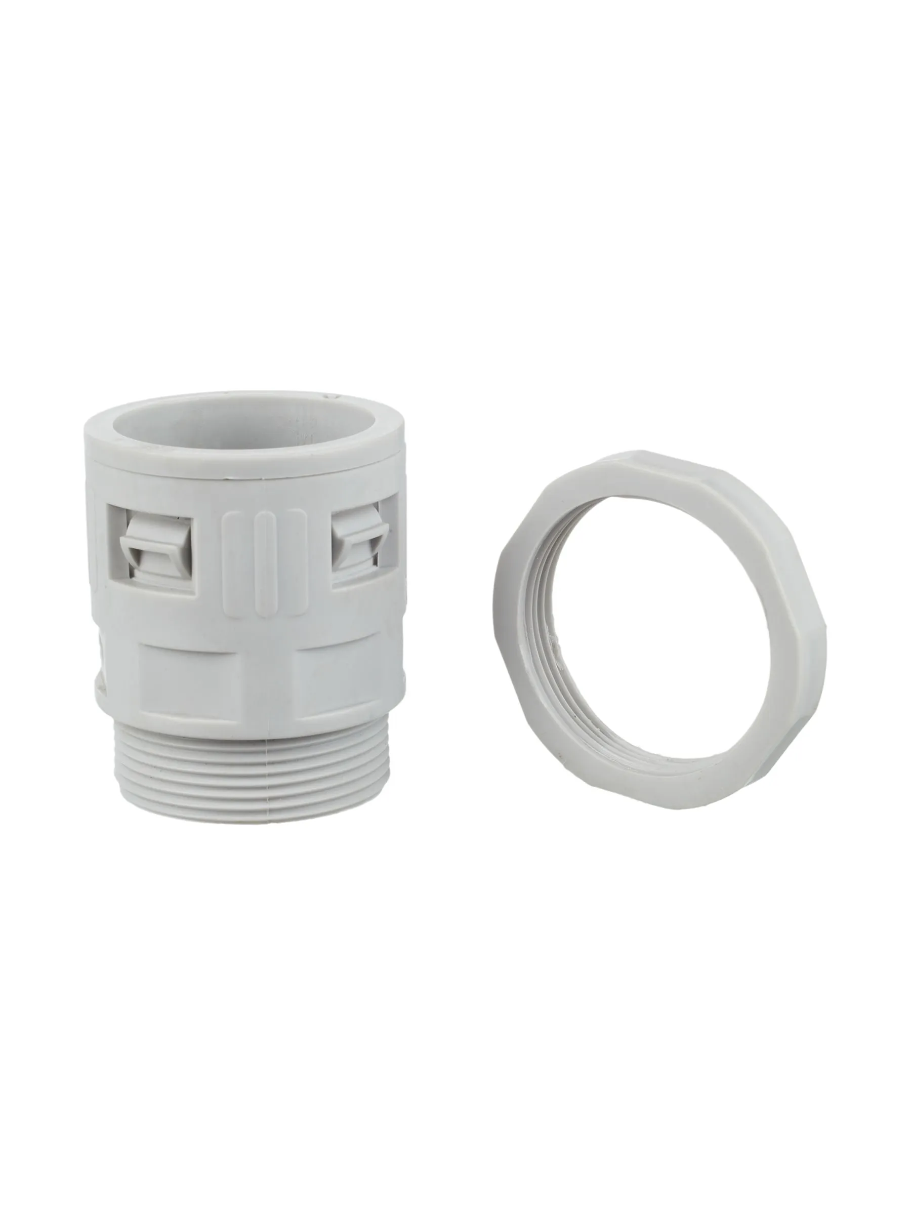 ELASTA Муфта вводная для гофрированных труб MVN32 IP40 серая IEK - Фото 3