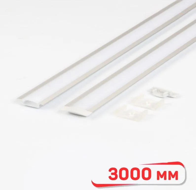 Профиль врезной алюминиевый с экраном GS-2207 Anod L=3m 1292