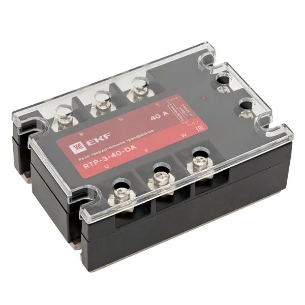 Реле твердотельное трехфазное RTP-40-DA EKF - Фото 6