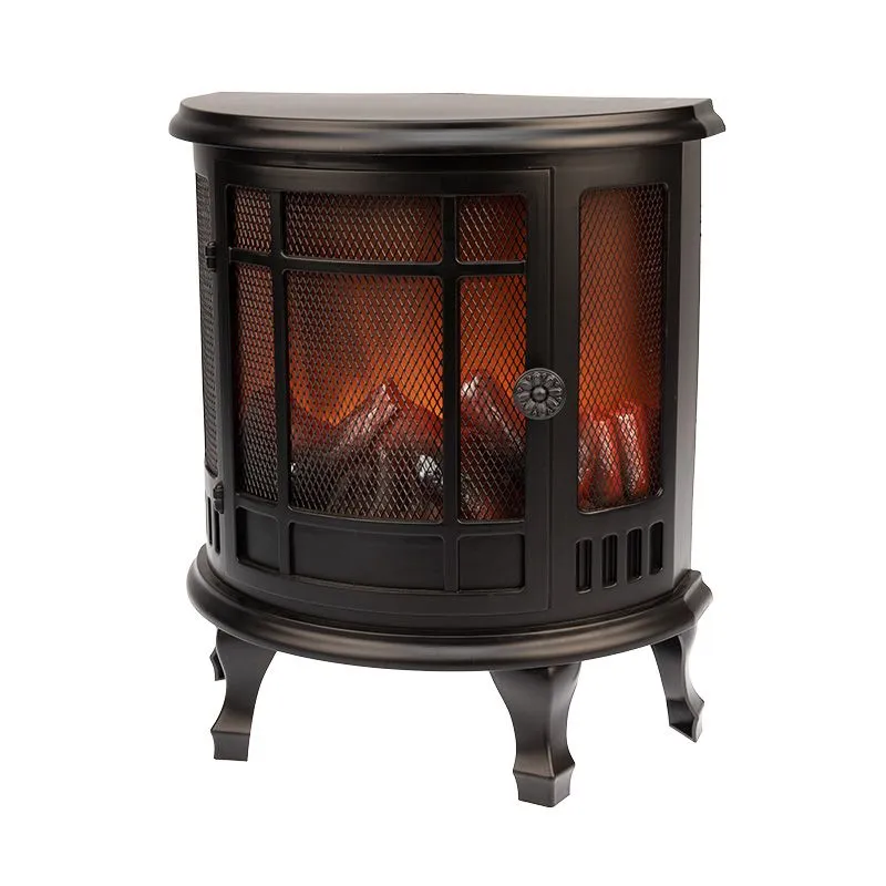 Светодиодный камин Винтаж с эффектом живого огня 30х16х35,5 см, батарейки 3хС (не в комплекте) и USB (в комплекте) - Фото 4