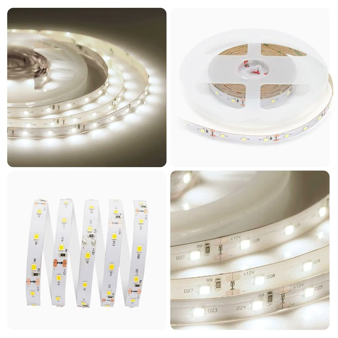 Лента светодиодная СТ smd2835 60д/м 12В 4000К IP20 5м Apeyron - Фото 8