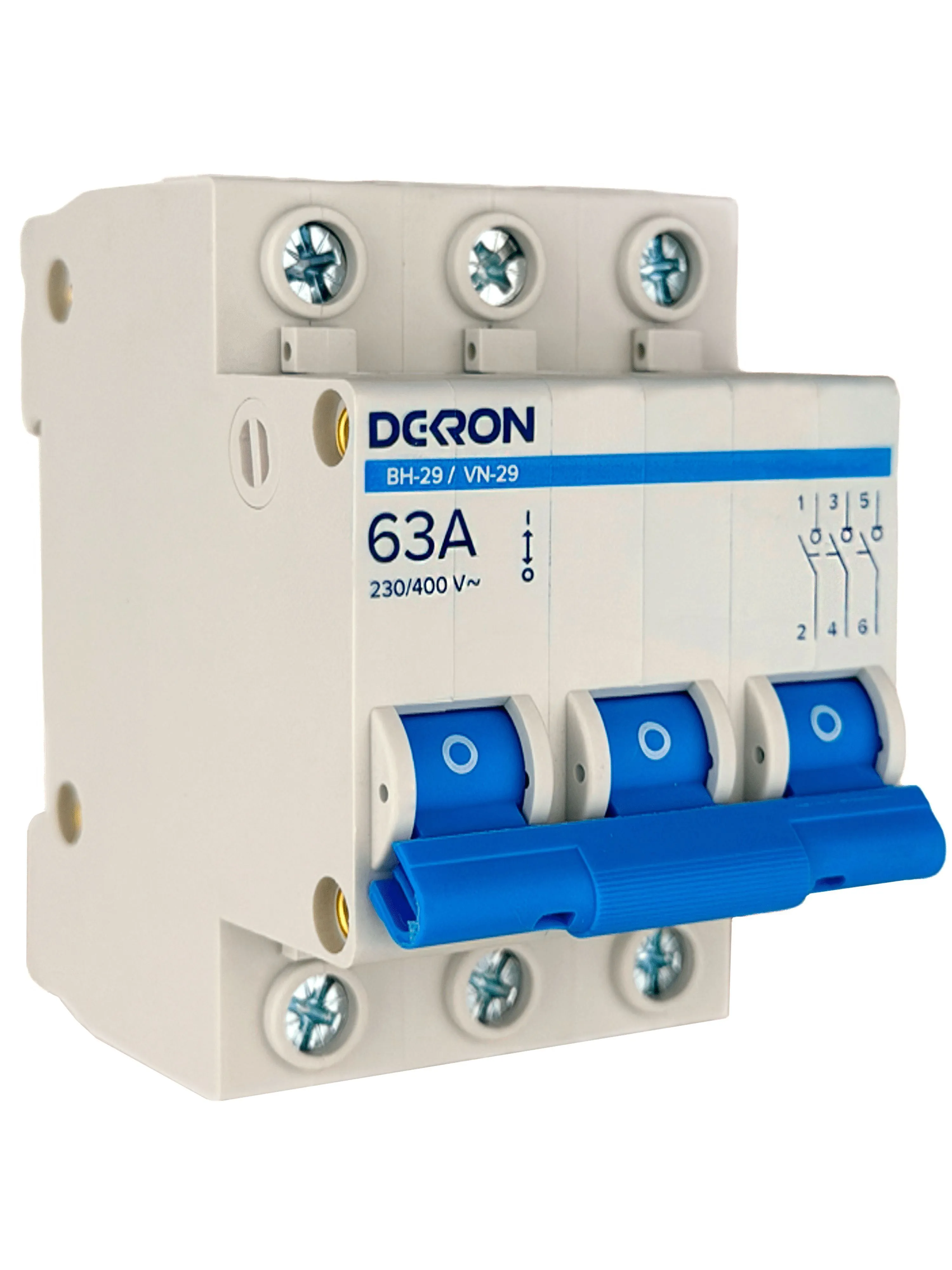 Выключатель нагрузки ВН-29 3P 63А - Фото 4