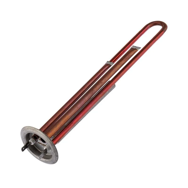 Нагревательный элемент для бойлера ТЭН RF64 1,3 кВт, фланец 64 мм, медь, клеммы под разъем, L295мм, 220V + анод М4 REXANT - Фото 4