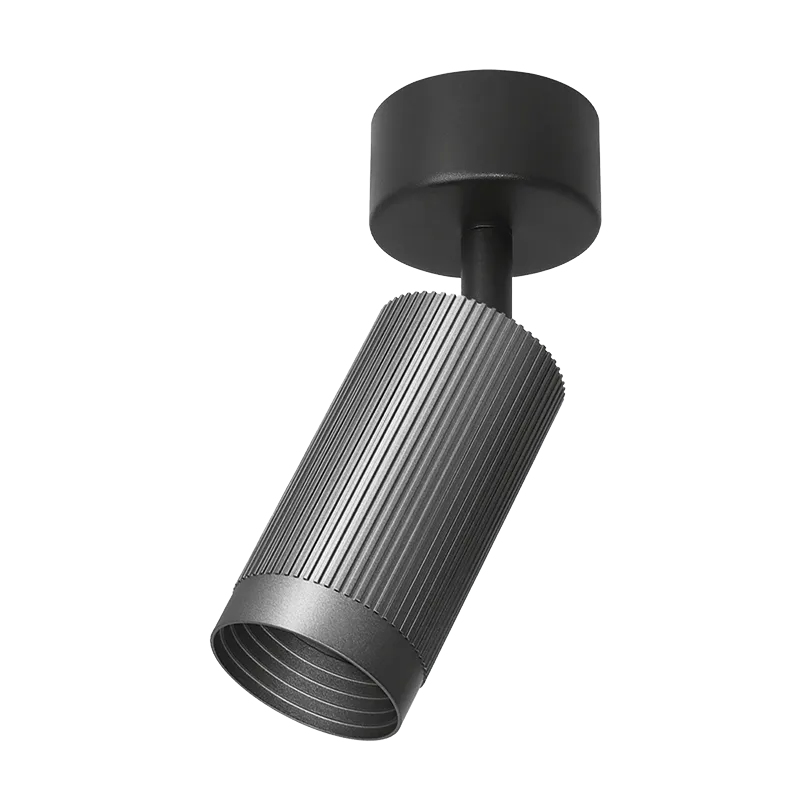 Накладной светильник WOLTA WSL-GU10/19G-1 LUXOR под лампу GU10 Графит D55x180 WSL-GU10/19G-1